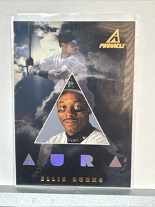 Ellis Burks #189 1997 New Pinnacle Aura - Colorado Rockies - Picture 1 of 10