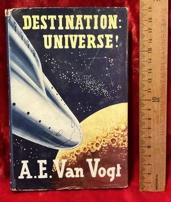 VINTAGE A E VAN VOGT DESTINATION UNIVERSE SCIENCE FICTION 1ST UK EDITION HC DJ!! - Image 1 of 4