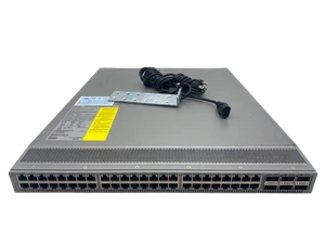 Przełącznik Cisco N9K-C93108TC-EX Nexus 48x10G używany z wentylatorami PE / zasilaniem - Zdjęcie 1 z 5
