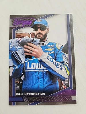 2017 Panini Torque Jimmie Johnson Purple #/50 Fan Interaction Nascar #74 Lowe's  - Image 1 of 4