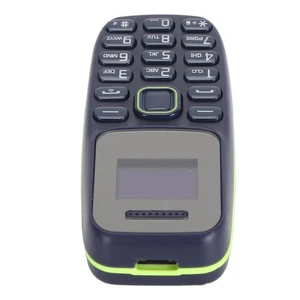 2G Phone Unlocked For Elderly 0.66 Inch Dual SIM GSM Mini Phone Music Player Blu - Picture 1 of 12