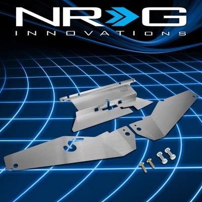 NRG DVP-3005 For 97-98 Nissan 240SX S14 Polished Radiator Air Diversion Panels - Image 1 of 4