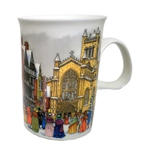 Dunoon 10oz Mug English Fine Bone China "CHRISTMASTIME" Designed By Sue Scullard - Picture 1 of 9