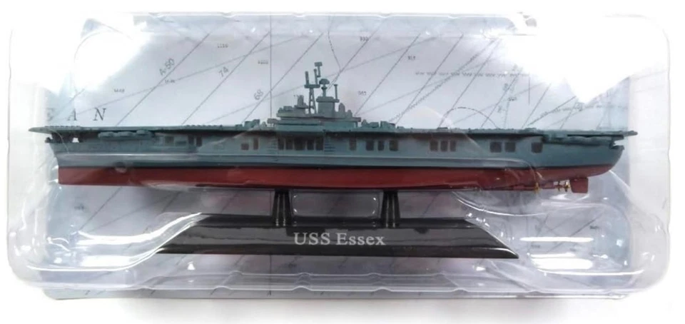 Portaaviones DeAgostini 1/1250 USS Yorktown CV-10 EE. UU. NAVY Modelo Diecast Foto 1 de 4