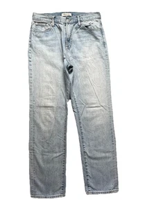 Madewell Il Perfetto Jeans Vintage Donna Tg 28 Lt Blu Vita Alta Gamba Dritta - Foto 1 di 16