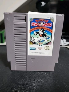 Vintage Monopoly Nintendo NES Video Game 1991 Parker Brothers Tested Works  - Picture 1 of 9