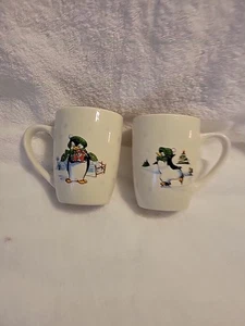 Mulberry Penguin Mugs - Picture 1 of 8