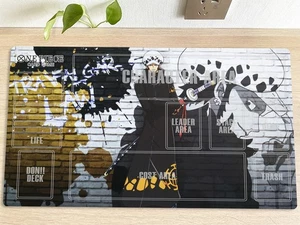 Alfombrilla de juego O-P Trafalgar D. Water Law CCG OPCG TCG alfombrilla de ratón para juego de cartas coleccionables - Imagen 1 de 3