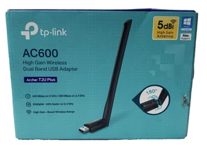 TP-Link AC600 USB WiFi Adapter for PC Wireless Network Adapter for Desktop - Picture 1 of 5