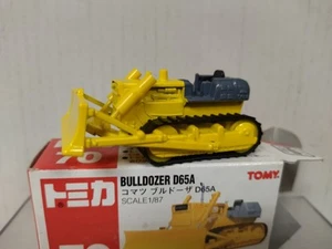 KOMATSU BULLDOZER D65A 1:87 H0/apx 1:64 TOMICA 70 - Foto 1 di 3