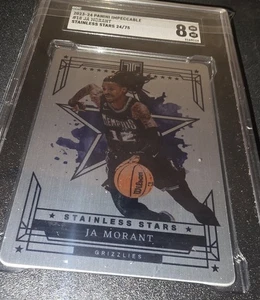 2023-24 Panini Impecable - Estrellas Inoxidable Ja Morant #18/75 SGC 8!! - Imagen 1 de 11