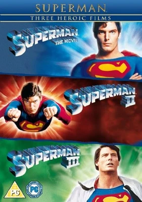 Superman - Three Heroic Movies 1-3 [DVD] - DVD  12VG The Cheap Fast Free Post - Image 1 of 2