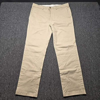 Брюки мужские George Chino 36x32 прямой покрой хаки повседневные хлопковая смесь (37x31) - Изображение 1 из 4