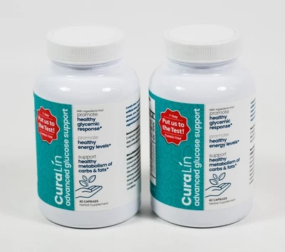 2 botellas CuraLin de CuraLife 42 cápsulas 06/2026 Foto 1 de 4