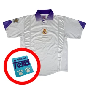 Real Madrid 1997/98 KELME Home Football Shirt L Mens Vintage Soccer Jersey - Picture 1 of 12