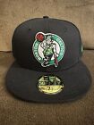 NBA Boston Celtics New Era Fitted Cap Hat NWT Size 7 1/2 Black