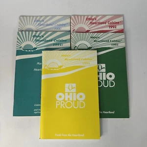 Vintage Cookbook Lot of 5 Ohios Heartland Cuisine Ohio Proud 1990 to 1994 - Picture 1 of 24