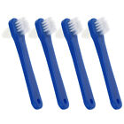  4 Pcs Denture Cleaning Double Heads Toothbrushes Travel Portable