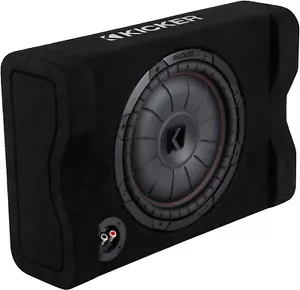 Kicker 48CVTDF122 AUTO/LKW 12" COMPVT DÜNNES DOWN-FIRING SUBWOOFER GEHÄUSE 2 OHM - Bild 1 von 7