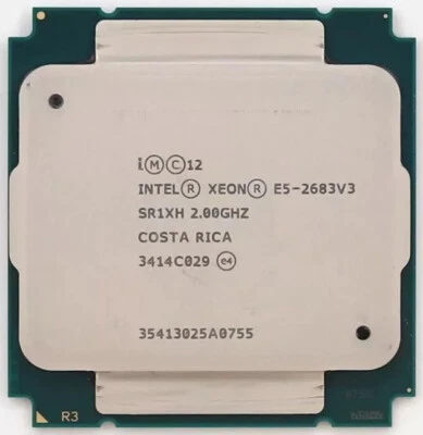 Intel Xeon E5-2683 v3 SR1XH 2.0 - 3.0GHz, 35MB, 14 Core, FCLGA2011-3, 120W CPU - Image 1 of 2