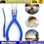 Multifunctional Fishing Pliers Hook Remover Fishing Tongs with Rope (Blue)