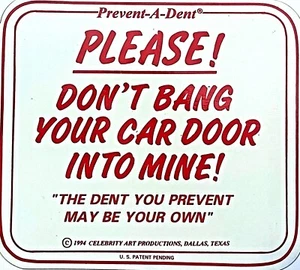Prevent-A-Dent Car Magnet - Imagen 1 de 5