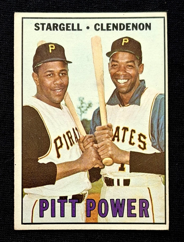 Juego de tarjetas de béisbol 1967 Topps-Break #266 Stargell Clendenon como nuevo Foto 1 de 2