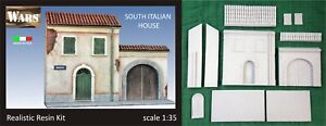 WARS 42-35 Casa Sud Italia kit resina guerra diorama WW2 South Italy House 1:35