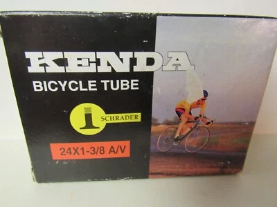 KENDA / Schrader Brand 24 x 1 - 3/8 A/V  Bicycle Tube New in Box - Image 1 of 4