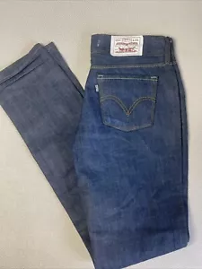 Levis 571 Slim Fit Stretch Vintage Eco Womens W30 L33 Low Waist Y2k - Picture 1 of 6