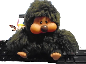 Nobby Vintage 1979 Russ Berrie  Stuffed Monkey Plush Rubber face hands feet 5" - Picture 1 of 4