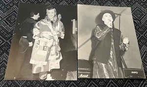 2 Vintage Boy George Press 1990 PUBLICITY PHOTOGRAPH PHOTO 7x9 Black & White - Picture 1 of 4