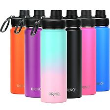 Drinco 32 oz 22 oz Insulated Stainless Steel Water Bottle Flask