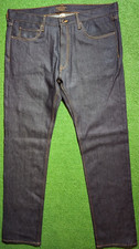 Filson Muleskinner Raw Indigo 13 Oz Denim Blue Jeans Men's Size 40x35