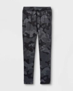 All In Motion Boys Black Camo Active Sportswear Performance Jogger Pants Size M - Picture 1 of 5