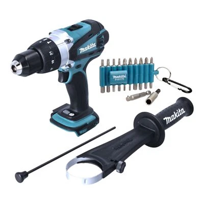 Makita DHP 458 Z Akku Schlagbohrschrauber 18 V 91 Nm + 22 tlg. Bit Set - Bild 1 von 4