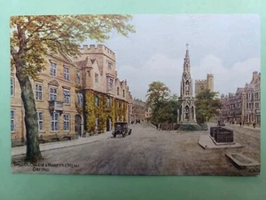 POST CARD SALMON AR QUINTON 3422 OXFORD, BALLIOL COLLEGE & MARTYRS MEMORIAL - Picture 1 of 2