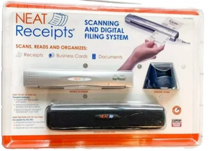 Neat Receipts Mobile Scanner Digital Filing System + Case 260908 NEW SEALED NOS - Picture 1 of 6