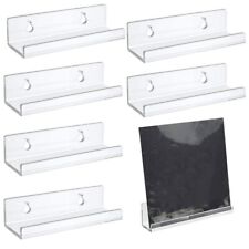 6X Acrylic Record Shelf Stand Wall Mounted Record Holder For Vinyl Album Display