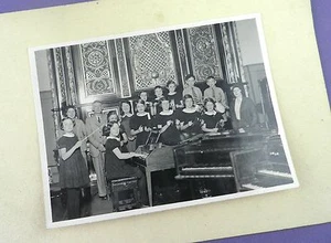 The Tinkerbells banda de percusión Wallasey - fotografía original de 1936 - Imagen 1 de 3