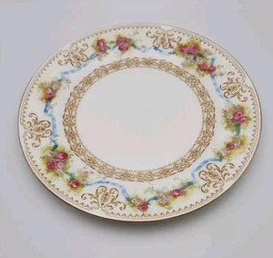 Vintage Royal Doulton Bome Porzellan Salatteller Floral - Bild 1 von 7