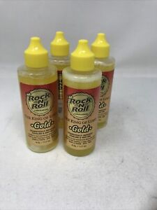 Lot of 4-Lube Rock and Roll Gold 4oz