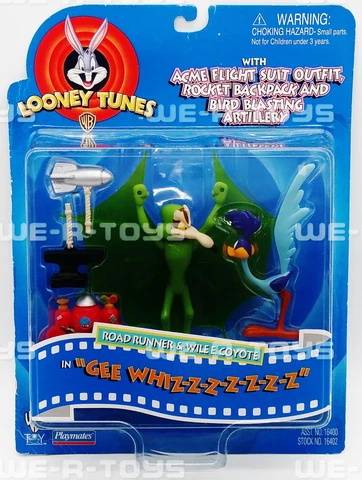 Looney Tunes Road Runner & Wile E. Coyote Action Figures Playmates 1997 NRFP Cover
