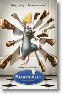 DISNEY RATATOUILLE POSTER He's Dying to Become a Chef - Picture 1 of 1