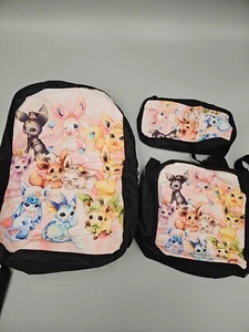 Kids Backpack School Bag With Lunch Box And Pencil Case For Girls Set US - Picture 1 of 4