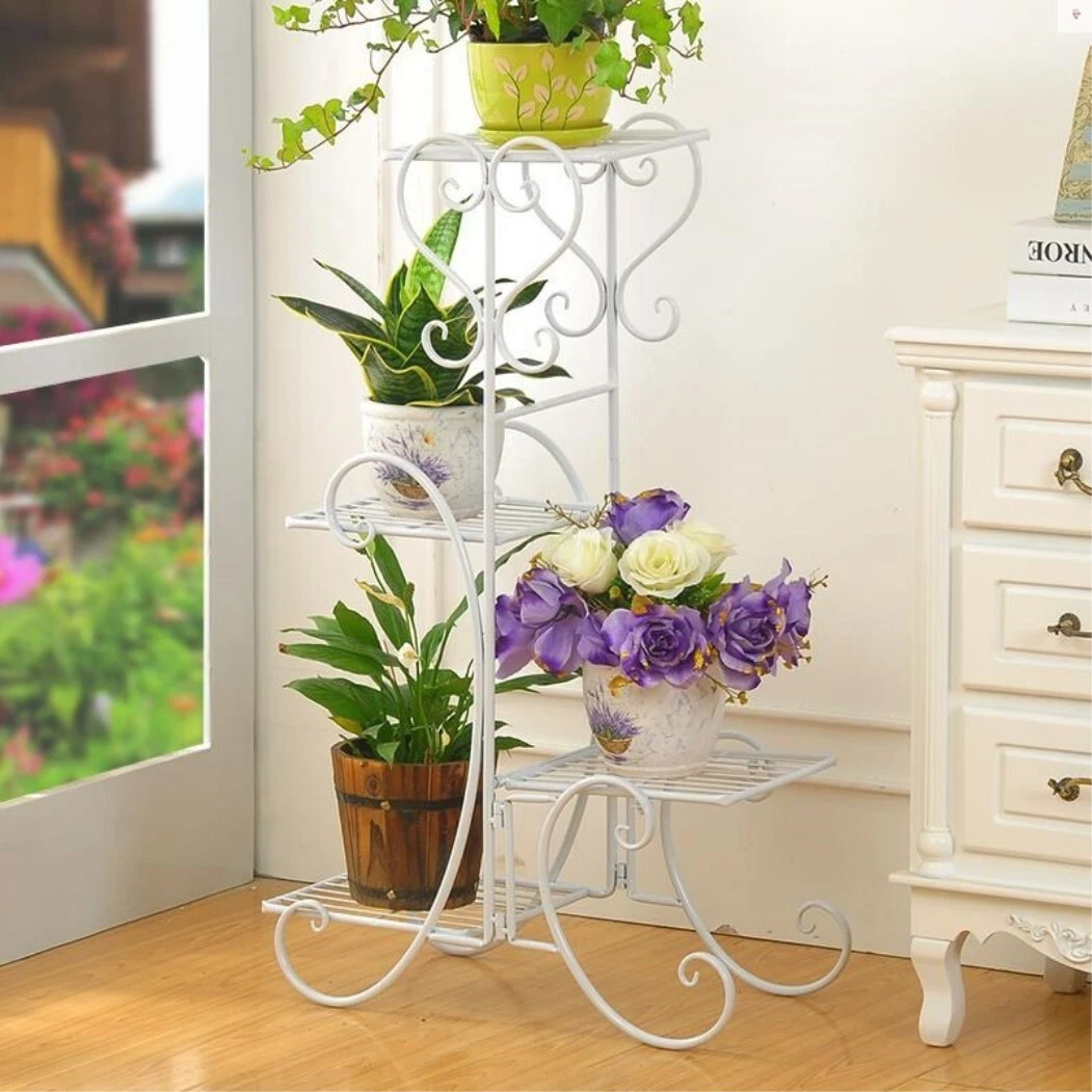 Midcentury Blumentopfständer Aus Metall – 3 Stück, Rostfrei, Für Drinnen & Draußen