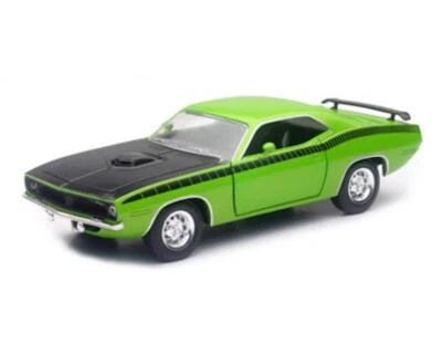 New Ray 1/24 Plymouth Cuda Green [NRY71873A] - Image 1 of 2