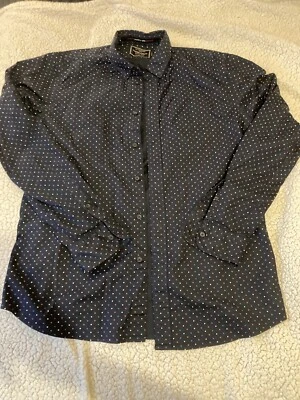 Scotch Soda Long Sleeve Button Down Shirt XXL Color Blue Multicolor Polka Dots - Image 1 of 4
