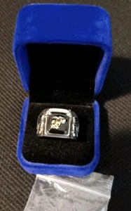 Vintage Style Silver Look Eagle Globe Anchor Men's Ring - Picture 1 of 7