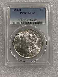 1884 O Morgan Silver Dollar PCGS MS63 ~~ Blast White ~~ (826) - Picture 1 of 2
